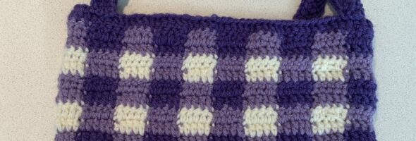 Crochet Gingham Tote Bag – Part 2