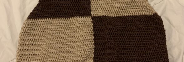 Free Inquiry Week 9 – Checkerboard Sweater Vest Final Product!